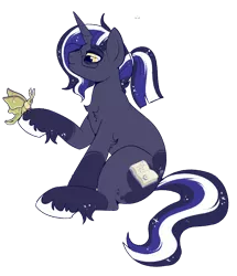 Size: 850x987 | Tagged: safe, artist:lulubell, derpibooru import, oc, oc:somni, unofficial characters only, pony, unicorn, luna moth, magical lesbian spawn, male, next generation, offspring, parent:princess luna, parent:twilight sparkle, parents:twiluna, simple background, solo, transparent background