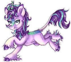 Size: 2370x2060 | Tagged: safe, artist:ilynalta, derpibooru import, starlight glimmer, kirin, sounds of silence, kirin starlight, kirinified, simple background, smiling, solo, species swap, transparent background