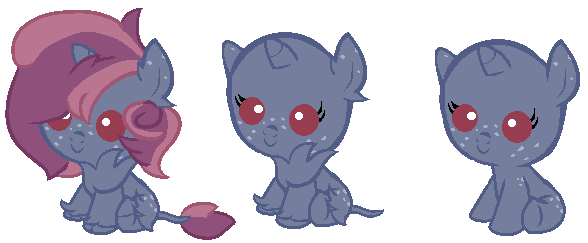 Size: 588x243 | Tagged: safe, artist:moonlightdisney5, derpibooru import, oc, oc:cosmos, oc:moonlight, unofficial characters only, pony, baby, baby pony, female, filly, fluffy, parents:loclight, shipping child, simple background, transparent background