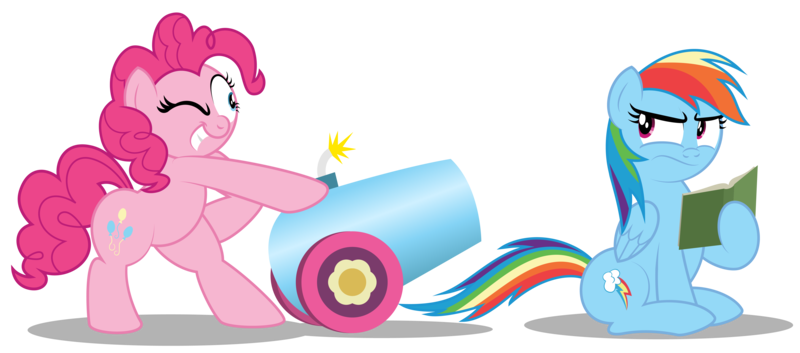 Size: 6422x2835 | Tagged: safe, artist:aleximusprime, derpibooru import, pinkie pie, rainbow dash, earth pony, pegasus, pony, annoyed, book, childish gambino, crossover, donald glover, fridge horror, lol, meme, meme parody, one eye open, parody, party cannon, random, reading, reading rainboom, silly, simple background, smiling, smirk, this is america, this is equestria, this will end in pain, this will not end well, transparent background, unamused