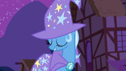 Size: 1280x720 | Tagged: safe, derpibooru import, edit, screencap, aloe, lotus blossom, starlight glimmer, trixie, magic duel, no second prances, animated, cucumber, cute, food, house, lying down, massage, mirror, mud mask, night, plant, ponyville, ponyville spa, resting, sound, spa twins, towel, tree, webm