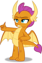 Size: 2739x4044 | Tagged: artist:frownfactory, derpibooru import, dragon, dragoness, female, horns, safe, simple background, smolder, solo, svg, .svg available, transparent background, vector, what lies beneath, wings