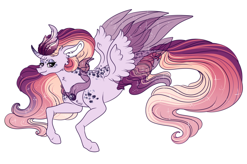 Size: 3000x2000 | Tagged: artist:marbola, derpibooru import, female, hybrid, hybrid wings, interspecies offspring, magical lesbian spawn, next generation, oc, oc:princess horizon glow, offspring, parent:princess celestia, parent:queen novo, parents:novolestia, safe, seapony (g4), simple background, solo, transparent background, unofficial characters only, wings