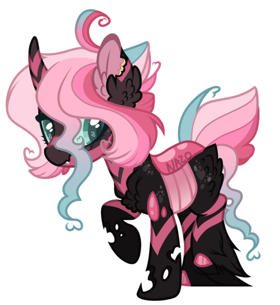 Size: 2469x2686 | Tagged: artist:owl-clockwork, changepony, derpibooru import, female, hybrid, interspecies offspring, magical lesbian spawn, oc, oc:ivy love, offspring, parent:oc:fluffle puff, parent:queen chrysalis, parents:canon x oc, parents:chrysipuff, safe, simple background, solo, transparent background
