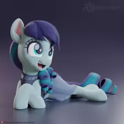 Size: 4096x4096 | Tagged: safe, artist:therealdjthed, derpibooru import, coloratura, earth pony, pony, 3d, 3d model, absurd resolution, blender, cute, cycles, cycles render, female, happy, lying, mare, model:djthed, patreon, patreon logo, rara, rarabetes, simple background, smiling, solo