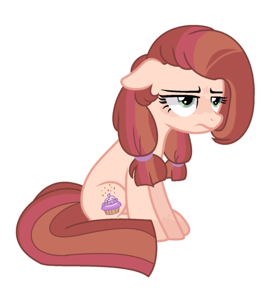 Size: 1373x1534 | Tagged: safe, artist:moon-rose-rosie, derpibooru import, oc, oc:chocolate sprinkles, earth pony, pony, base used, female, mare, offspring, parent:cheese sandwich, parent:pinkie pie, parents:cheesepie, simple background, sitting, solo, transparent background