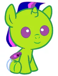 Size: 782x1022 | Tagged: artist:damiranc1, baby, base used, changedling, changeling, changepony, derpibooru import, foal, hybrid, interspecies offspring, oc, oc:viridi lux, offspring, parents:twirax, parent:thorax, parent:twilight sparkle, safe, simple background, solo, unofficial characters only, white background