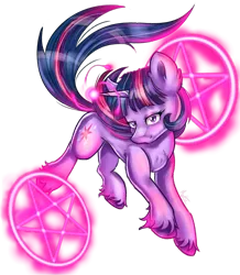 Size: 2193x2513 | Tagged: safe, artist:ilynalta, derpibooru import, twilight sparkle, pony, unicorn, female, magic, magic circle, mare, simple background, transparent background, unicorn twilight