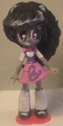 Size: 1159x2295 | Tagged: safe, artist:grapefruitface1, derpibooru import, octavia melody, equestria girls, action figure, arts and crafts, bowtie, custom, doll, equestria girls minis, irl, painted, photo, solo, toy