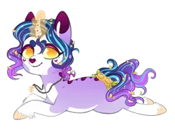 Size: 3000x2300 | Tagged: safe, artist:veincchi, derpibooru import, oc, unofficial characters only, pony, unicorn, flower, heart, jewelry, magic, necklace, rose, simple background, sketch, solo, transparent background