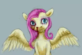 Size: 3813x2579 | Tagged: artist:misstwipietwins, blood, bruised, crying, derpibooru import, fluttershy, semi-grimdark, violence