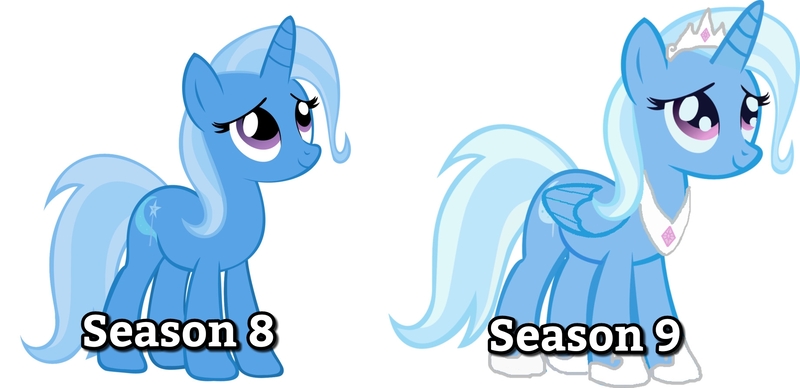 Size: 1841x894 | Tagged: safe, artist:fantastictrixie, derpibooru import, edit, trixie, alicorn, pony, unicorn, season 8, season 9, spoiler:s08, spoiler:s09, alicornified, best pony, crown, cute, diatrixes, exploitable meme, female, headcanon, hoof shoes, horseshoes, jewelry, looking up, make it happen, mare, meme, peytral, race swap, regalia, simple background, tiara, trixiecorn, white background