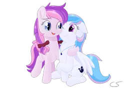 Size: 4092x2893 | Tagged: safe, artist:cyanspark, derpibooru import, oc, oc:malina, oc:starburn, unofficial characters only, bat pony, pegasus, pony, bow, cute, female, hug, jewelry, mother and child, mother and daughter, necklace, ocbetes, pigtails, simple background, transparent background