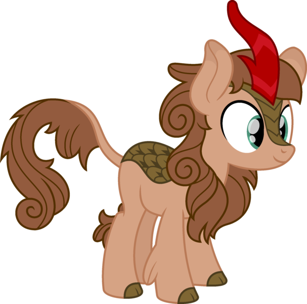 Size: 1600x1582 | Tagged: safe, artist:peternators, derpibooru import, oc, oc:heroic armour, unofficial characters only, kirin, sounds of silence, cloven hooves, kirin oc, kirinified, male, simple background, solo, species swap, stallion, transparent background