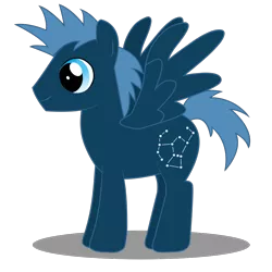 Size: 1000x1000 | Tagged: safe, artist:romansiii, derpibooru import, star hunter, pegasus, pony, .svg available, male, simple background, solo, spread wings, stallion, svg, transparent background, vector, wings