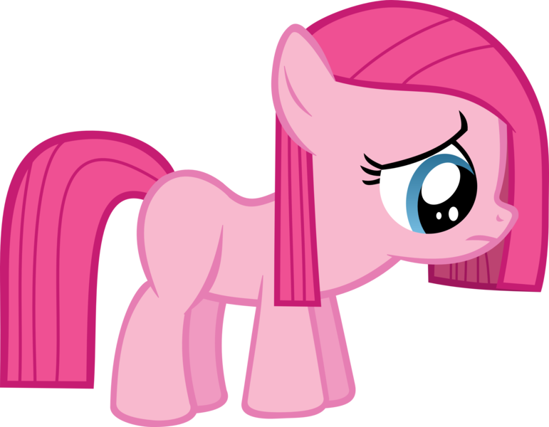 Size: 3000x2335 | Tagged: artist:strawbellycake, derpibooru import, female, filly, filly pinkie pie, pinkie pie, sad, safe, simple background, solo, the cutie mark chronicles, transparent background, vector, younger