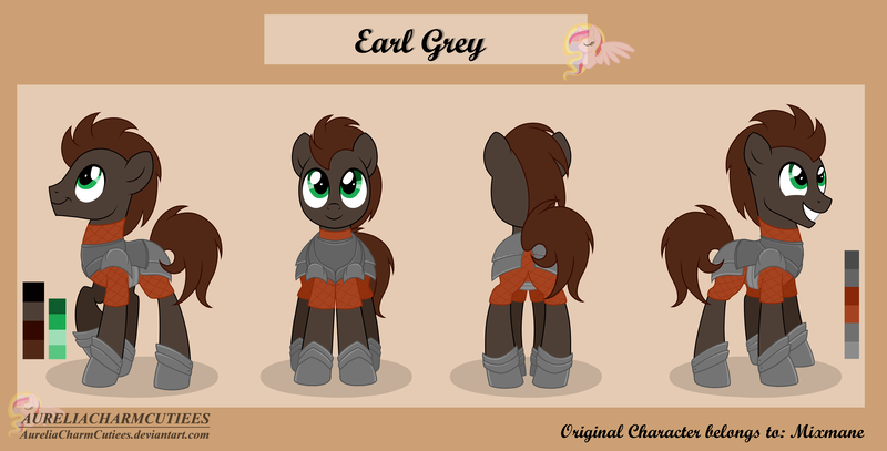 Size: 5400x2747 | Tagged: safe, artist:raspberrystudios, derpibooru import, oc, oc:earl grey, unofficial characters only, earth pony, pony, armor, commission, male, reference sheet, stallion