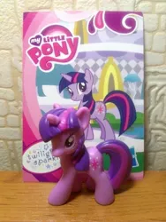 Size: 1620x2160 | Tagged: safe, derpibooru import, official, twilight sparkle, pony, unicorn, blind bag, blind bag card, female, irl, merchandise, photo, solo, toy, wave 2