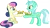 Size: 5380x3000 | Tagged: safe, artist:cloudyglow, artist:parclytaxel, derpibooru import, bon bon, lyra heartstrings, sweetie drops, earth pony, pony, unicorn, the break up breakdown, .ai available, absurd resolution, best friends, female, holding, holding a present, mare, present, simple background, sitting, transparent background, vector