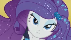 Size: 1920x1080 | Tagged: safe, derpibooru import, edit, edited screencap, screencap, rarity, equestria girls, equestria girls series, the other side, :3, beautiful, bedroom eyes, bust, cute, female, looking at you, portrait, raribetes, solo