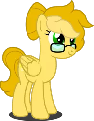 Size: 1280x1638 | Tagged: safe, artist:fletcherthehuntress, derpibooru import, oc, oc:limoney citrus, pegasus, pony, female, glasses, mare, simple background, solo, transparent background