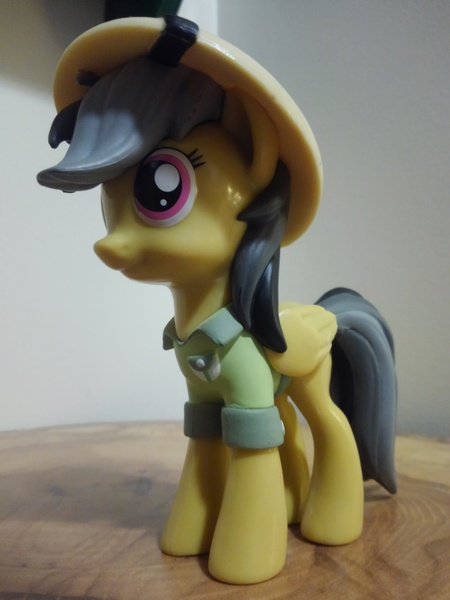 Size: 3120x4160 | Tagged: safe, derpibooru import, photographer:apex soundwave, daring do, pegasus, pony, clothes, collectible, female, funko, hat, irl, mare, photo, pith helmet, solo, toy, vinyl collectible, vinyl figure