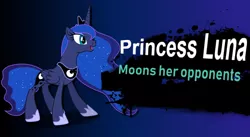 Size: 1024x563 | Tagged: artist:peanut_, character reveal, derpibooru import, princess luna, safe, solo, super smash bros., super smash bros. ultimate, unfortunate implications