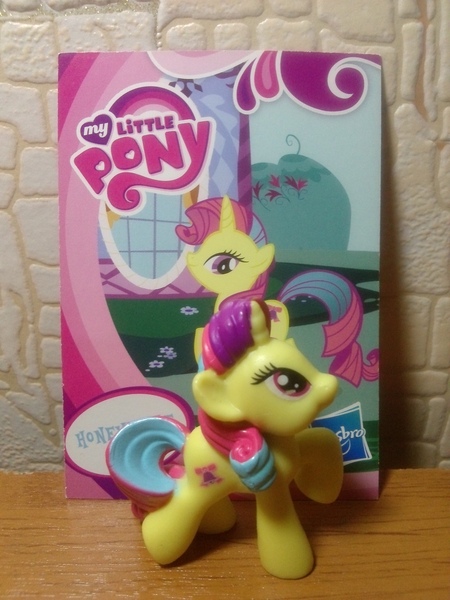 Size: 1620x2160 | Tagged: blind bag, blind bag card, derpibooru import, honeybelle, irl, merchandise, official, photo, safe, toy, wave 2