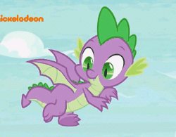 Size: 324x253 | Tagged: animated, claws, cropped, derpibooru import, dragon, father knows beast, gif, male, safe, screencap, slideshow, spike, tail, toes, winged spike