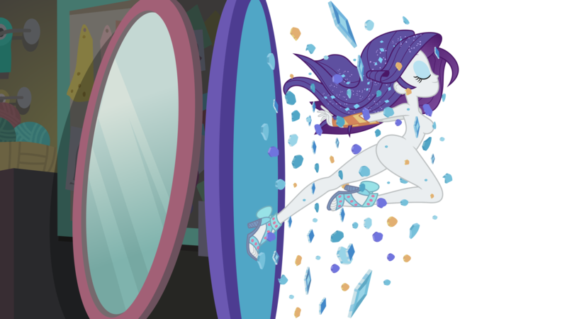 Size: 4000x2250 | Tagged: suggestive, alternate version, artist:phucknuckl, derpibooru import, edit, rarity, equestria girls, equestria girls series, the other side, adorasexy, ass, beautiful, beautisexy, breasts, busty rarity, butt, cute, eyes closed, female, glass, high res, inkscape, mirror, nudity, sexy, simple background, solo, solo female, strategically covered, transparent background, vector