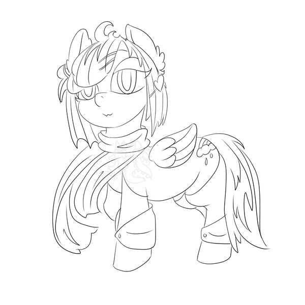 Size: 3000x3000 | Tagged: safe, derpibooru import, oc, pony, adoptable, commission, cute, mdwin, sketch, small, solo, your character here
