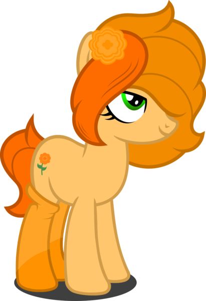 Size: 1280x1868 | Tagged: safe, artist:fletcherthehuntress, derpibooru import, oc, oc:marigold temptation, earth pony, pony, female, mare, simple background, solo, transparent background