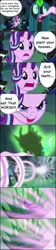 Size: 604x2714 | Tagged: changeling, changeling queen, comic, derpibooru import, dragonball z abridged, draining, edit, edited screencap, female, gohan, goku, queen chrysalis, safe, screencap, screencap comic, son gohan, son goku, starlight glimmer, team four star, thorax, to where and back again