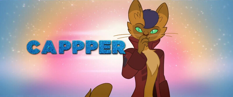 Size: 1920x804 | Tagged: abyssinian, anthro, capper dapperpaws, clothes, derpibooru import, edit, edited screencap, male, /mlp/, my little pony: the movie, ppp, screencap, solo, suggestive