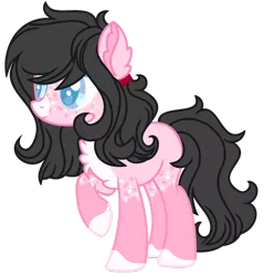 Size: 1024x1072 | Tagged: safe, artist:bezziie, derpibooru import, oc, oc:moonlight, earth pony, pony, female, mare, simple background, solo, transparent background