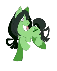 Size: 4000x5000 | Tagged: safe, artist:gadridel, derpibooru import, ponified, pony, my hero academia, quirked pony, simple background, solo, tongue out, transparent background, tsuyu asui