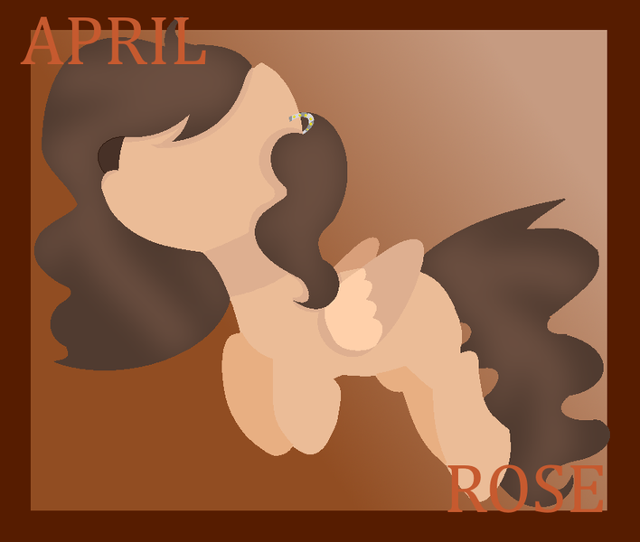 Size: 877x743 | Tagged: safe, artist:skystar20, derpibooru import, oc, oc:april rose, pegasus, pony, female, lineless, mare, minimalist, modern art, solo