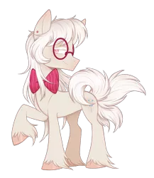 Size: 869x1000 | Tagged: safe, artist:higgly-chan, derpibooru import, oc, oc:nemo von silver, unofficial characters only, earth pony, pony, glasses, male, simple background, smiling, solo, stallion, transparent background