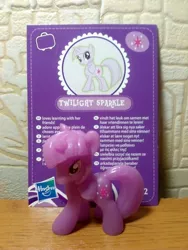 Size: 1620x2160 | Tagged: safe, derpibooru import, official, twilight sparkle, pony, blind bag, blind bag card, irl, merchandise, photo, toy, wave 3