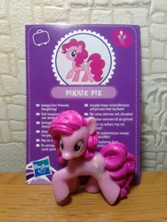 Size: 1620x2160 | Tagged: safe, derpibooru import, official, pinkie pie, pony, blind bag, blind bag card, irl, merchandise, photo, toy, wave 3