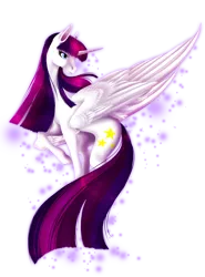 Size: 1837x2480 | Tagged: safe, artist:oneiria-fylakas, derpibooru import, oc, oc:twily star, unofficial characters only, alicorn, pony, alicorn oc, female, horn, mare, simple background, solo, transparent background, wings