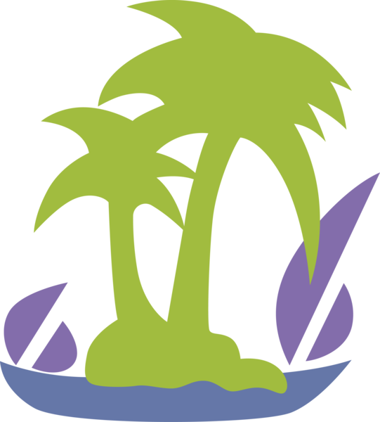 Size: 3000x3325 | Tagged: artist:cloudyglow, baby palm tree, cutie mark, cutie mark only, derpibooru import, g1, no pony, safe, simple background, transparent background