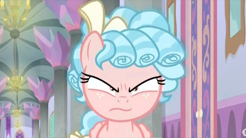 Size: 1280x720 | Tagged: safe, derpibooru import, screencap, cozy glow, pegasus, pony, school raze, angry, bust, cozy glow is best facemaker, cozy glow is not amused, cropped, door, faic, female, filly, foal, portrait, school of friendship, solo, zoomed in