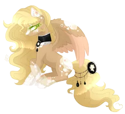 Size: 966x878 | Tagged: safe, artist:sugaryicecreammlp, derpibooru import, oc, oc:vintage cream, pegasus, pony, female, mare, simple background, solo, transparent background, two toned wings, wings