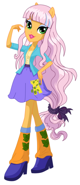 Size: 1204x2754 | Tagged: safe, artist:rosesweety, derpibooru import, equestria girls, astoria rapunzel, boots, clothes, high heels, leg warmers, long hair, regal academy, shoes, simple background, skirt, transparent background, vector