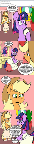 Size: 576x2412 | Tagged: safe, artist:pembroke, derpibooru import, applejack, twilight sparkle, pony, appajack, implied lesbian, implied shipping, implied twilestia, thighlight sparkle, thighs, thiklestia, thunder thighs