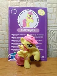 Size: 1620x2160 | Tagged: blind bag, blind bag card, derpibooru import, fluttershy, irl, merchandise, official, photo, safe, toy, wave 3