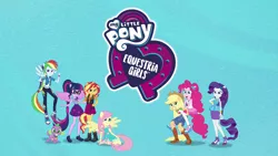 Size: 1920x1080 | Tagged: safe, derpibooru import, screencap, applejack, fluttershy, pinkie pie, rainbow dash, rarity, sci-twi, spike, spike the regular dog, sunset shimmer, twilight sparkle, dog, equestria girls, equestria girls series, clothes, converse, equestria girls logo, geode of empathy, geode of fauna, geode of shielding, geode of super speed, geode of super strength, geode of telekinesis, humane five, humane seven, humane six, intro, logo, magical geodes, pantyhose, photo, ponied up, scitwilicorn, shoes, sneakers, wings