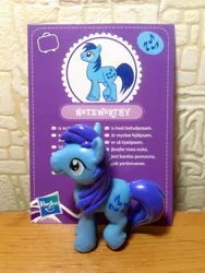 Size: 1620x2160 | Tagged: blind bag, blind bag card, blues, derpibooru import, irl, merchandise, noteworthy, official, photo, safe, toy, wave 3