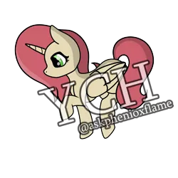 Size: 2000x2000 | Tagged: safe, derpibooru import, alicorn, pegasus, pony, unicorn, commission, example, png, simple background, solo, transparent background, ych example, your character here